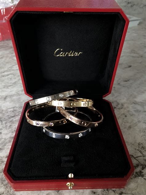 silver bracelet love|cartier love bracelet silver used.